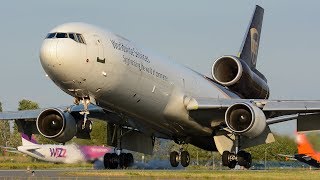 UPS MD-11's farewell from Warsaw