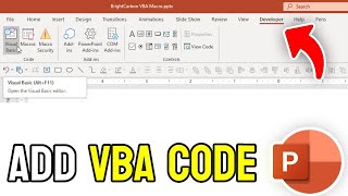 How to ADD VBA Code in PowerPoint - SUPER EASY!