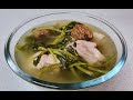 家常菜【西洋菜排骨汤】【Watercress Pork Rib Soup】脆嫩、多汁，清香爽口，营养丰富