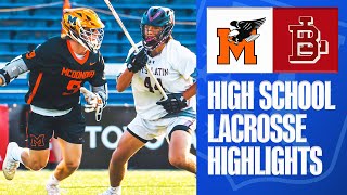 MIAA Semifinals: McDonogh vs. Boy's Latin | 2022 High School Lacrosse Highlights