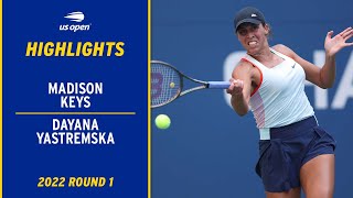 Madison Keys vs. Dayana Yastremska Highlights | 2022 US Open Round 1