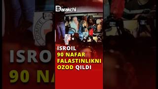 Isroil 90 nafar falastinlikni ozod qildi