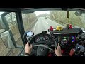 asmr 🇩🇪 pov truck driving scania r500 germany truck broke down service time 4k hd