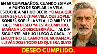 En Mi cumpleaños Mi Hijo deseó mi muerte; al día siguiente entendió lo que era un deseo cumplido