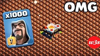 1000 Wizard VS 1000 Skeleton Trap Amyzing Attack GamePlay On Clash of clans Priv