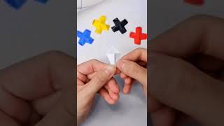 DIY finger trap origami paper craft #shorts #howto #origami #papercraft #diy