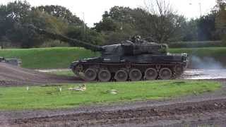 Challenger 2, Centurion and Chieftain Tanks at Bovington