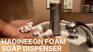 HadinEEon Soap Dispenser Automatic, Foaming Soap Dispenser Touchless 350ml/12oz