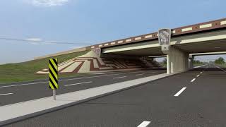 Broadway Extension at Memorial Road Interchange