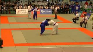 JUDO 2018全日本学生柔道優勝大会 男子準決勝 国士館vs筑波 中堅(△竹村-○田嶋)