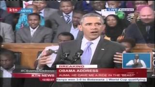 Obama acknowledges his Kenyan homeland: "Am the 1st Kenyan American to be the President of the USA"