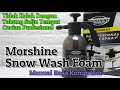 Tabung Salju Manual Morshine Snow Foam Sprayer Untuk Cuci Mobil Motor Busa Melimpah