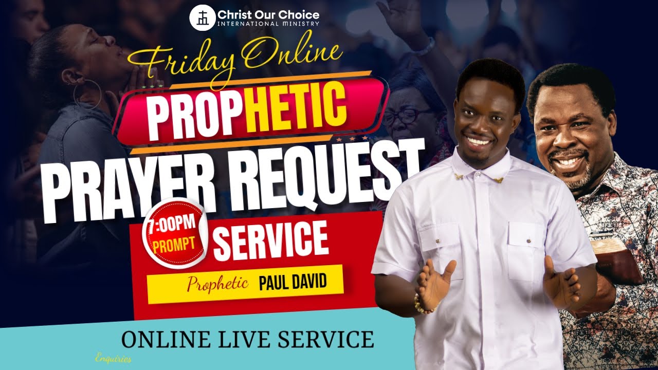 Online Prophetic Prayer Request Service With Prophet Paul David