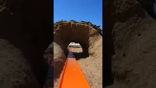 SONIC Hot Wheels Track at The BEACH #shorts