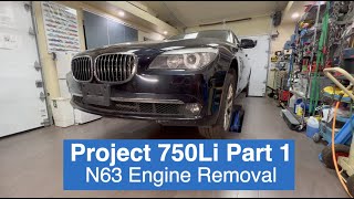 Project 750Li Part 1: Engine Removal