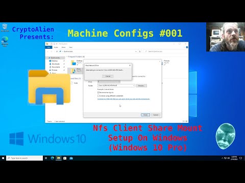 Machine Configs #001 - Nfs Client Share Mount Setup On Windows (Windows 10 Pro)
