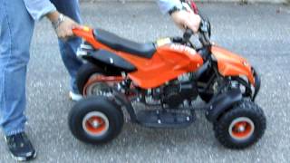 Démarrage Pocket Quad 50cc