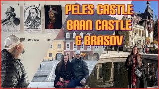 PELES CASTLE, BRAN CASTLE (Draculas Castle) & BRASOV DAY TRIP! 🇷🇴