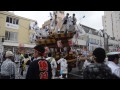 2015兵庫県神戸市東灘区本山だんじり祭りパレード⑨野寄區と小路區（平成27年5月4日）