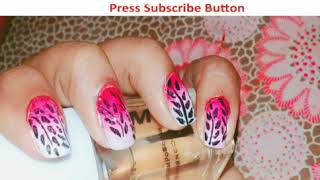 Red and White Nail Polish Designs //লাল এবং সাদা নেলপলিসের ডিজাইন