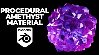 Amethyst material in Blender