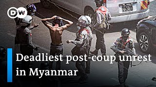 Protesters in Myanmar defiant after deadly crackdown | DW News