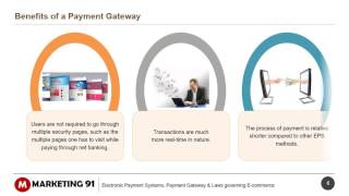 Electronic payment systems and Payment gateways