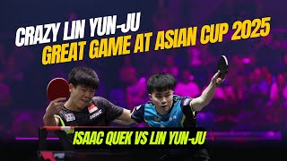 LIN YUN-JU IS CRAZY | FULL MATCH | Lin Yun ju vs Isaac Quek | Asia Cup 2025