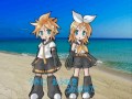 鏡音姉弟に「うみ」を歌わせてみた