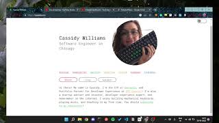 Coding a portfolio website using Flutter Web. (ASMR)