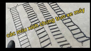 4 mẫu xích quấn lốp xe máy đi đường đất trơn trượt _@ayetchieu