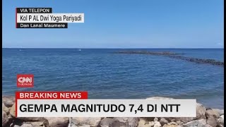 Kondisi Air Laut Usai Gempa 7,4 Guncang NTT
