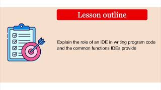 Unit 4 Lesson 4 - Integrated Development Environment (IDE)