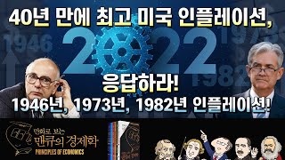 [인플레이션 경제학]  40년 만에 최고 미국 인플레이션, 응답하라! 1946년, 1973년, 1982년 인플레이션! [만화로 보는 맨큐의 경제학]