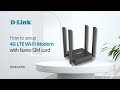 How to setup D-Link DWR-M905 N300 4G Wireless LTE Router | Mobile Router with Nano-SIM card