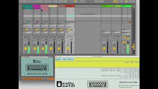 Ableton Live Code - Tutorial #3 - variables and patterns