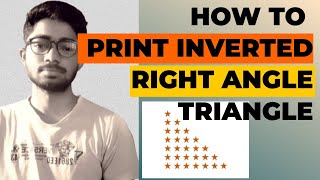 How to Print Inverted Right Angle triangle Pattern || Solve Any Pattern || pattern printing in java