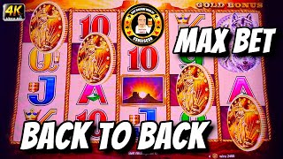 BACK TO BACK 4 BANGERS on Buffalo Gold Slot Machine