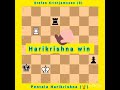 p harikrishna vs s kristjansson catalan open world junior championship 2002 chess shorts