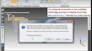 Solid Edge Video Quick Tip #050