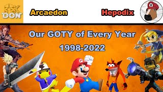 Our GOTY of Every Year 1998-2022 (Feat. @Hepodix)