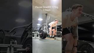 Week 2: Pause Deadlift 175kg 3 Reps