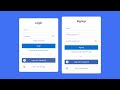 Responsive Login and Signup Form in HTML CSS & JavaScript
