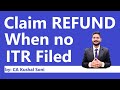 Claim Refund of Past 6 Years when No ITR Filed | Section 119(2)(b) | Circular No. 9/2015