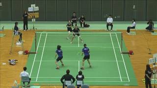 宮浦 玲奈／勝俣 莉里香（法政大） vs 瀬川 桃子／村上 晃（明治大）決勝 インカレ2016