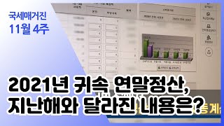 (국세매거진) 2021년 귀속 연말정산, 지난해와 달라진 내용은?