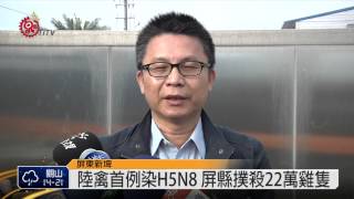 屏東大武山土雞場染H5N8 全台首例 2015-01-20 TITV 原視新聞