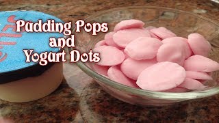 Pudding Pops and Yogurt Dots