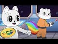 Get Ready To Blast Off! 🚀🪐 Scribble Scrubbies Pets | Compilation ✏️ Crayola Kingdom