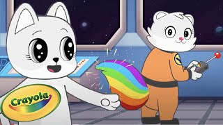 Get Ready To Blast Off! 🚀🪐 Scribble Scrubbies Pets | Compilation ✏️ Crayola Kingdom